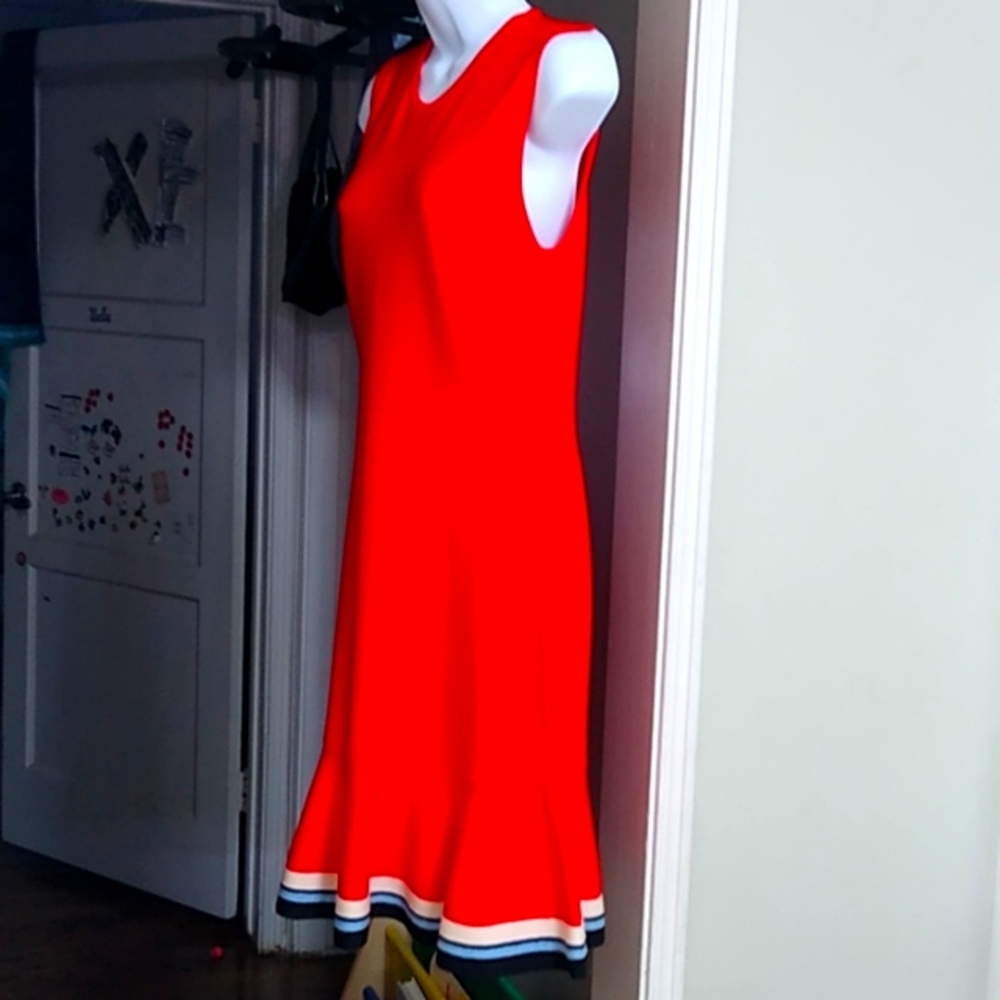 Orange Victoria Beckham Dress